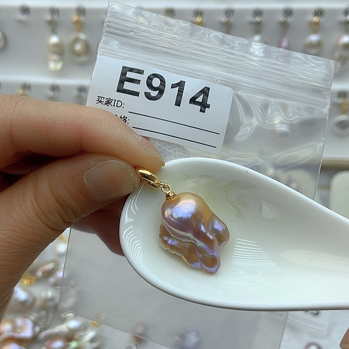 淡水珍珠颈饰银S925镶嵌