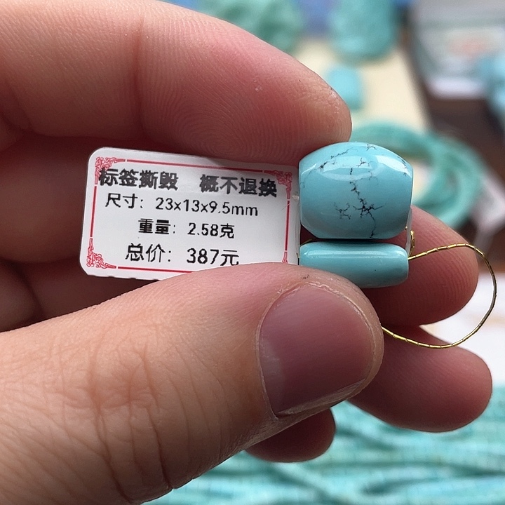 绿松石颈饰未镶嵌