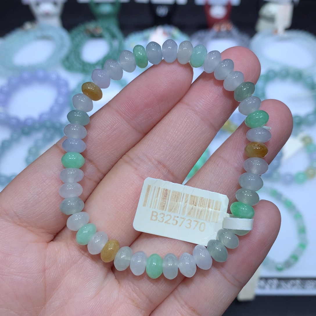 翡翠未镶嵌手串天然