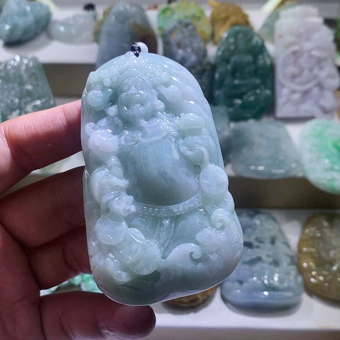 【闪购商品】翡翠颈饰未镶嵌财神