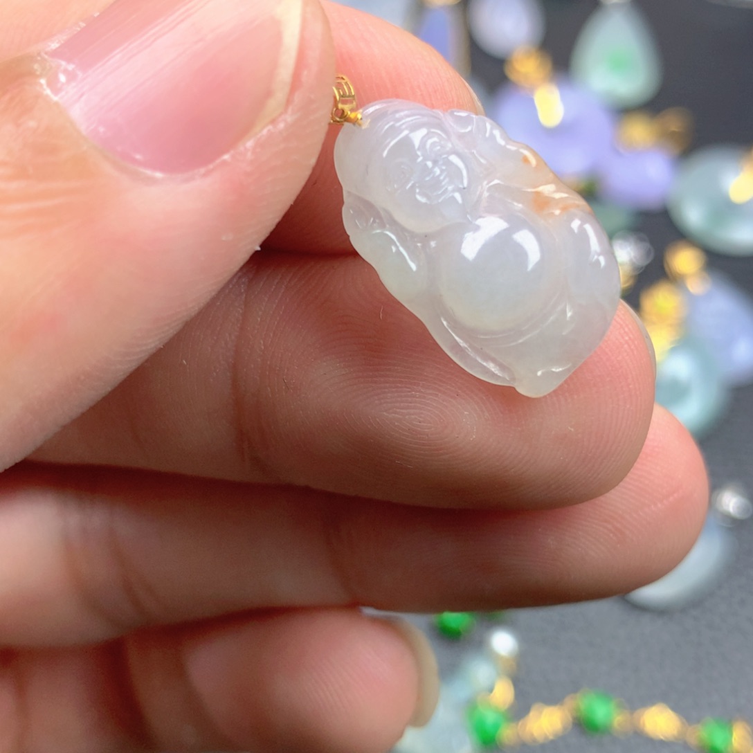 【闪购商品】翡翠18K金镶嵌颈饰翡翠