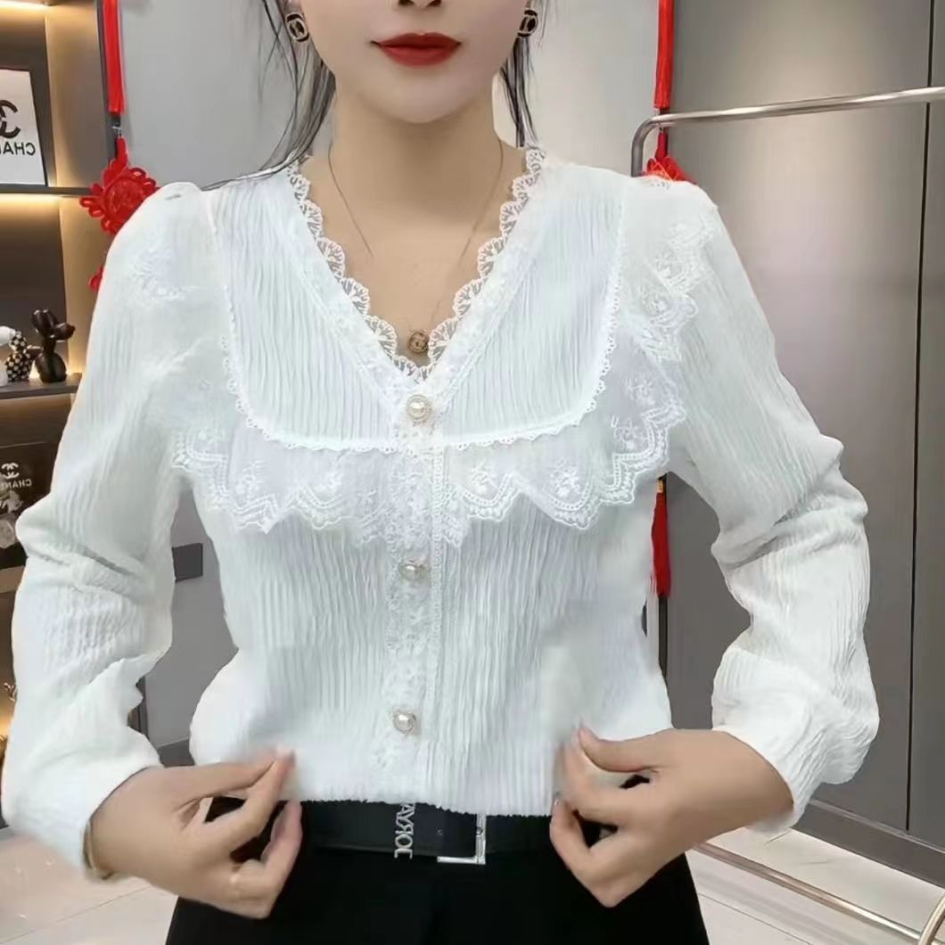 1125时尚洋气千丝皱小衫上衣（不支持退换）