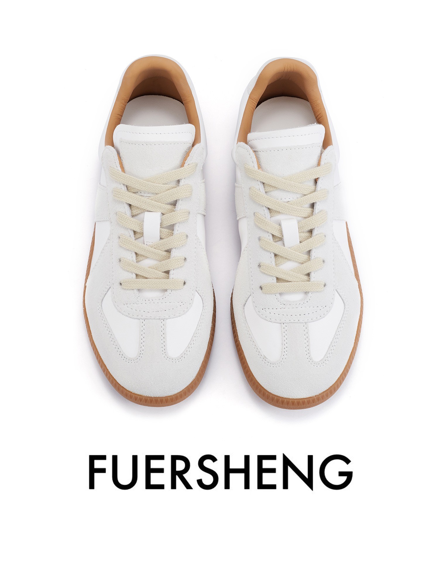 【银河系列】FUERSHENG马吉拉同款德训鞋低帮复古百搭拼色小众