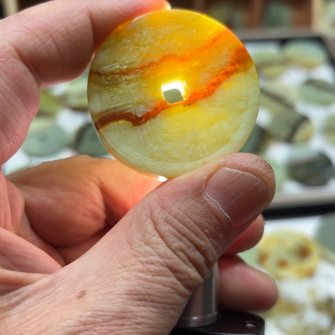 岫玉岫玉山鬼未镶嵌