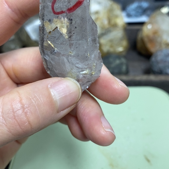 水晶水晶柱未镶嵌