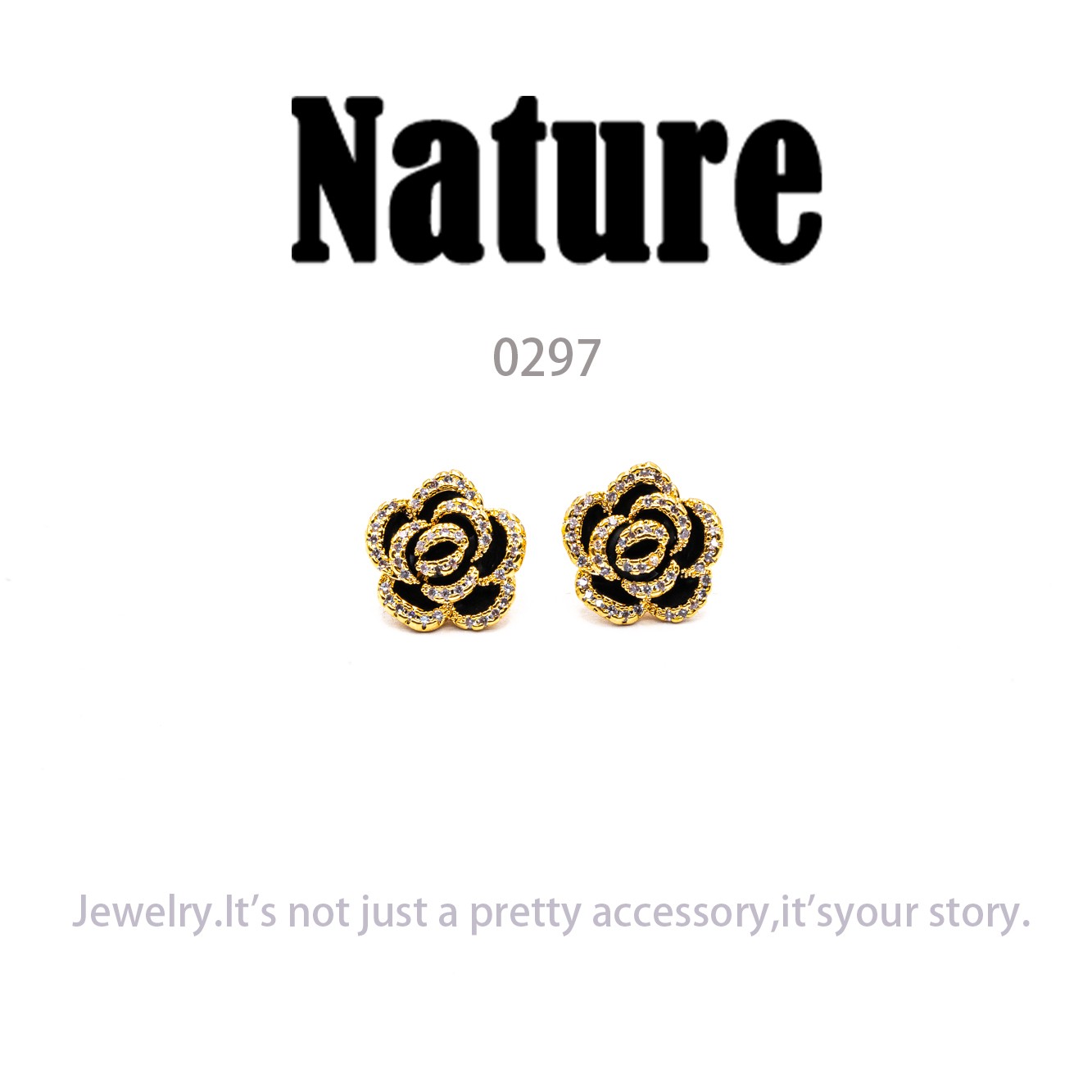 铜合金耳饰 NA简约个性气质耳环小众设计高级感耳饰～0297