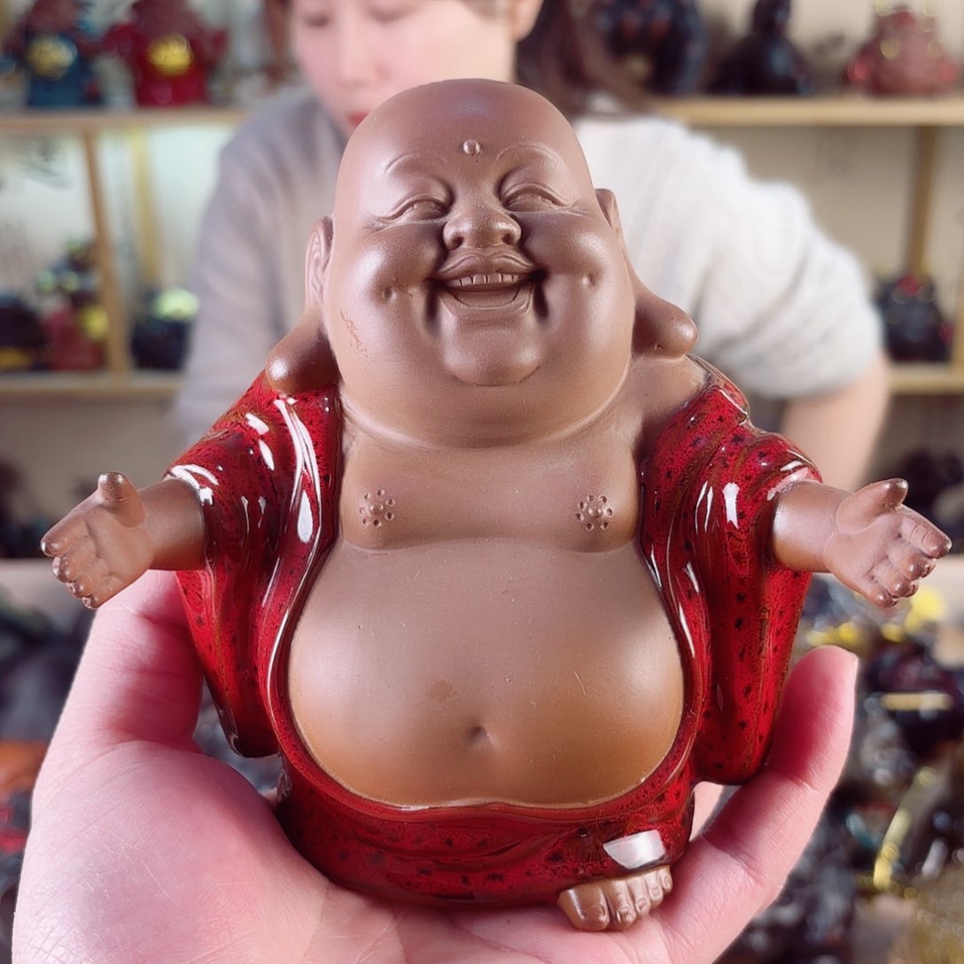 紫砂茶宠紫陶树脂茶宠摆件