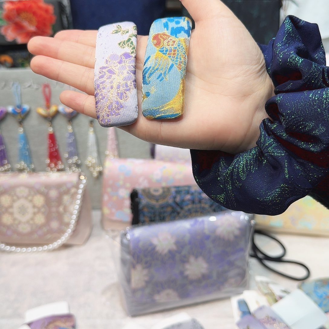 织绣手工宋锦拜拜夹