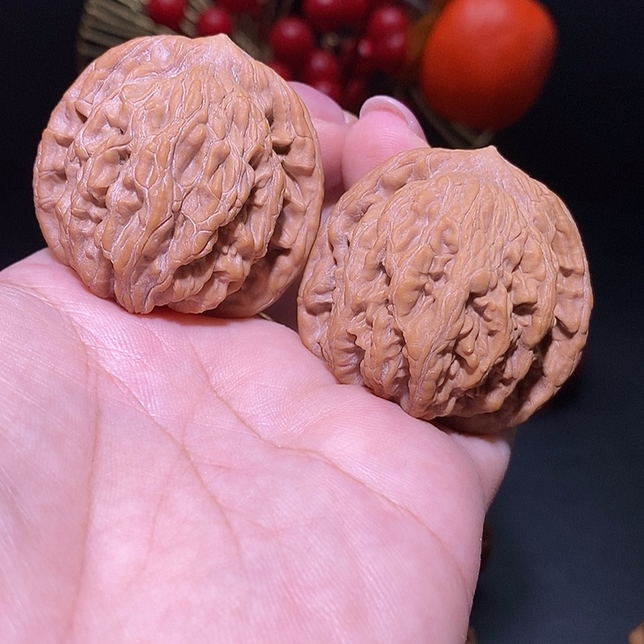 把件文玩核桃40虎头