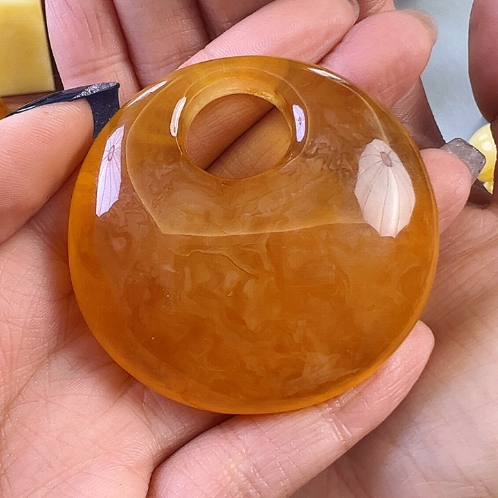 蜜蜡颈饰未镶嵌蜜蜡