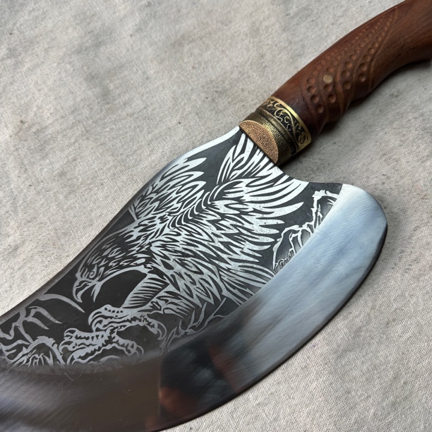 88 龙泉昊天宝剑高锰钢一体锻打屠龙刀未开刃