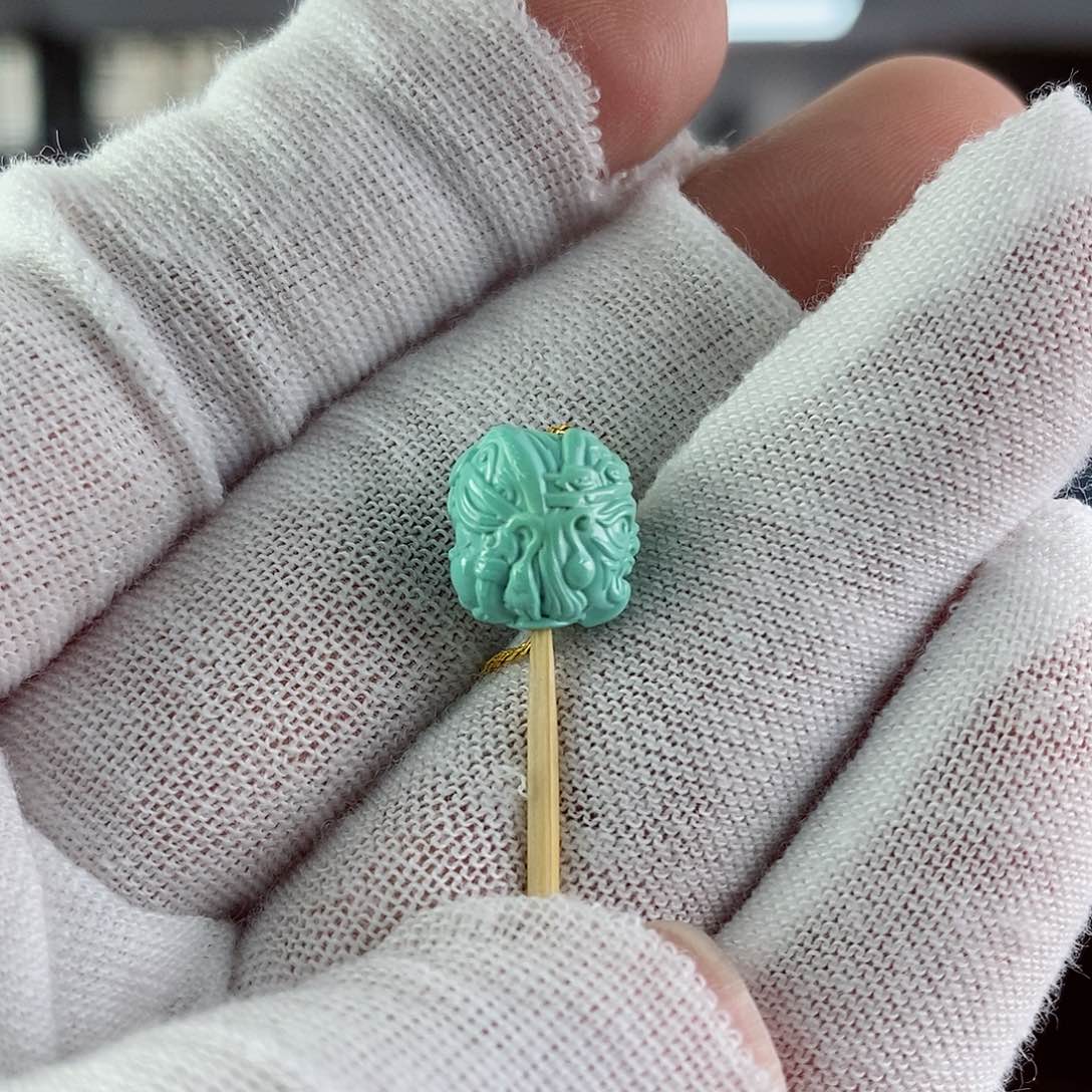 绿松石珠宝奇石未镶嵌