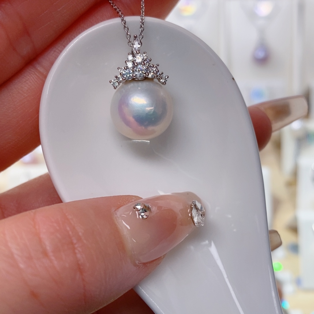 淡水珍珠吊坠(赠链)合金