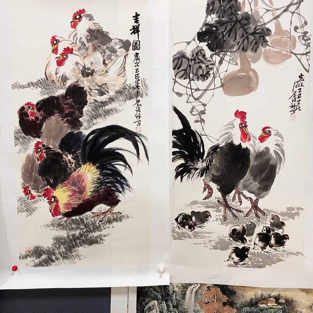 国画平价书画刘浩强50/100