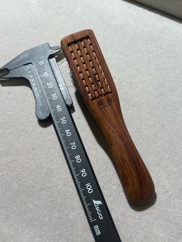 定制马鬃文玩刷手工绑线（便携式）