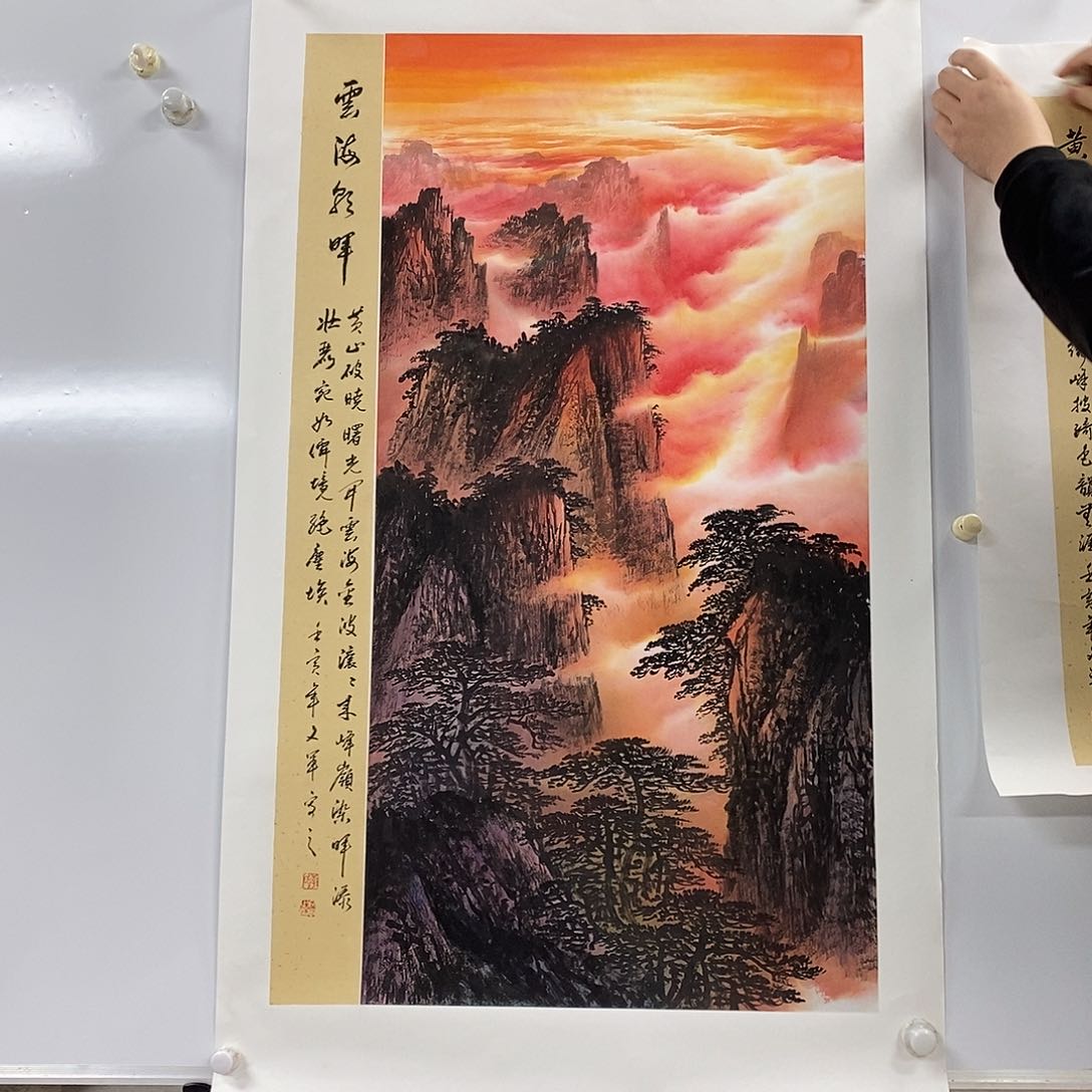 国画国画作品多次在