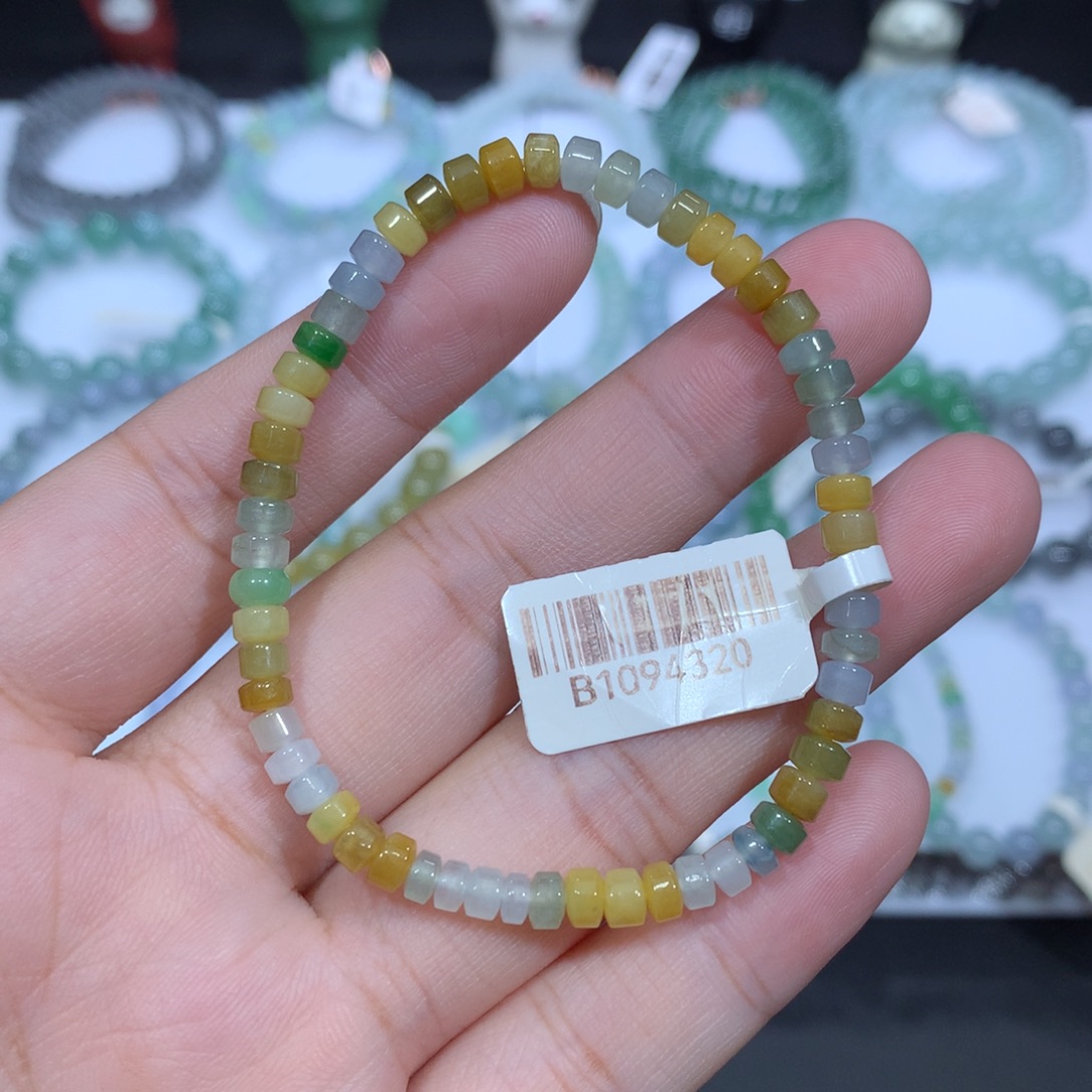 未镶嵌手串翡翠天然