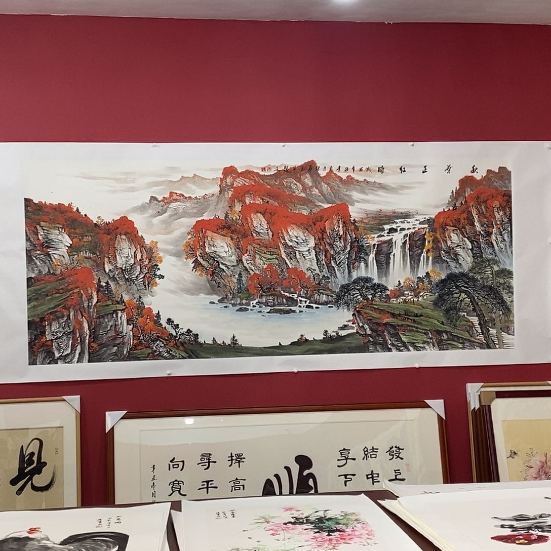 国画承****。李保华大六尺精品佳作