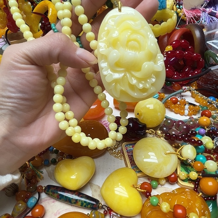 树脂制品1838柠檬黄莲花