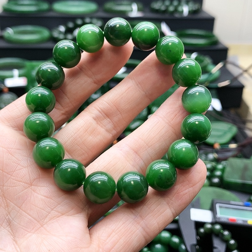 【闪购商品】和田玉（碧玉）手链未镶嵌