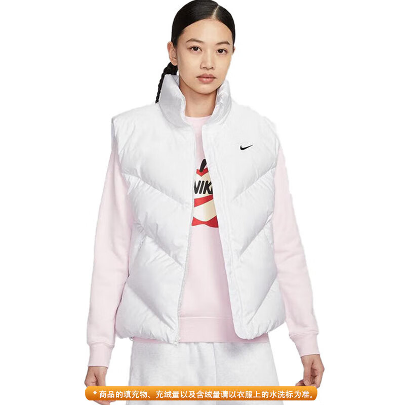 Nike耐克男女SF DOWNFL运动休闲羽绒马夹HV5238-100