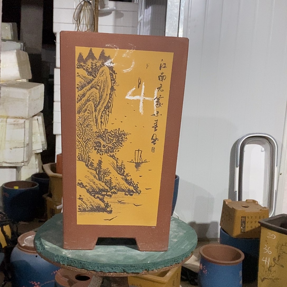 紫砂花盆紫砂花盆