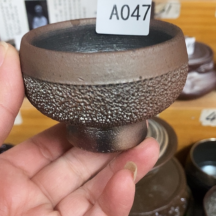 紫砂茶杯柴烧纯手工