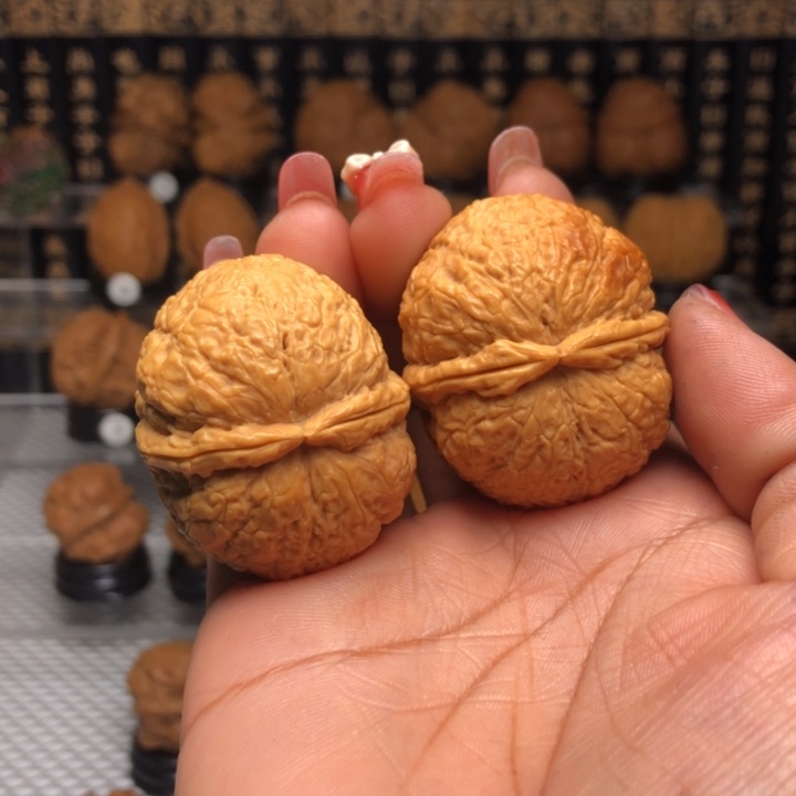 橄榄核吊坠45擂鼓双金锤