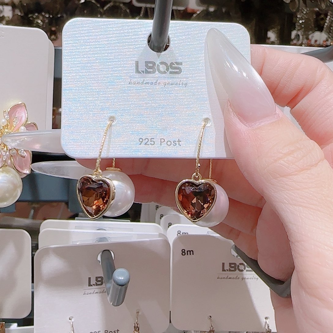 锆石铜合金925银耳环