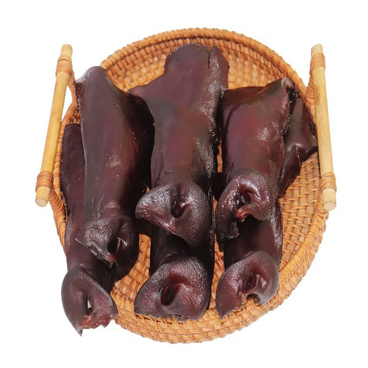 【腊猪拱嘴现称】湖北恩施柴火烟熏腊猪拱嘴传统包装农家特产