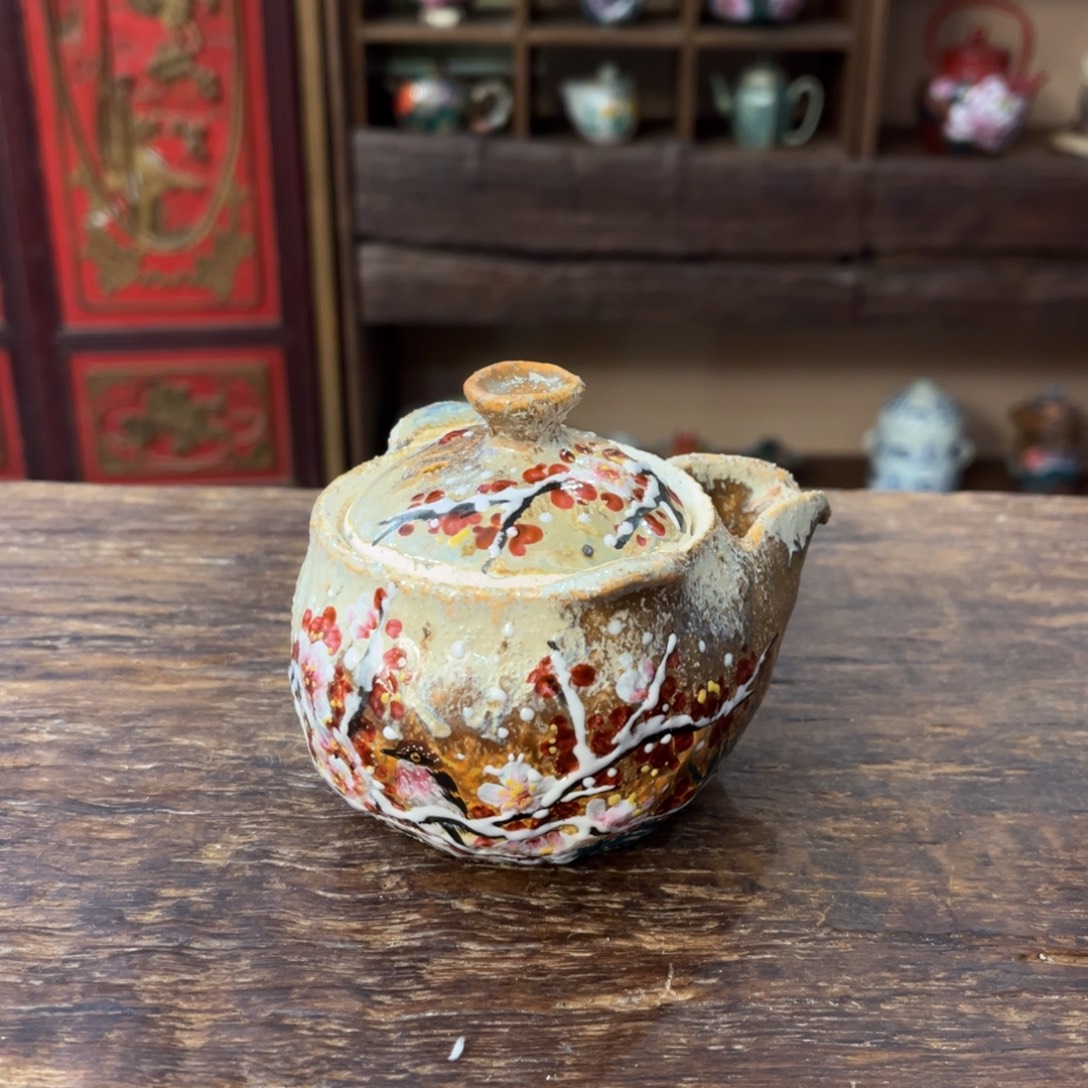 柴烧手工手绘陶瓷