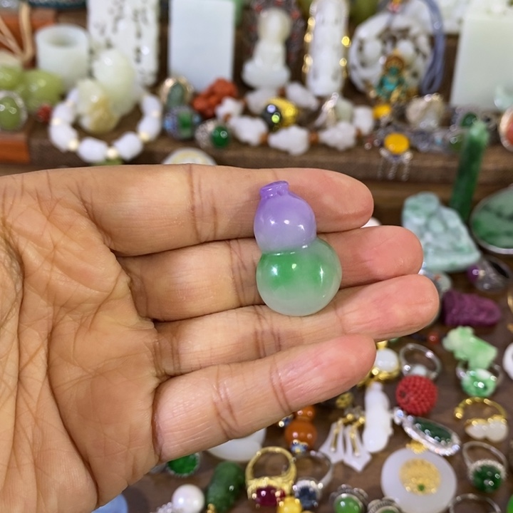 ****晨翡翠散珠精品小件精品小件