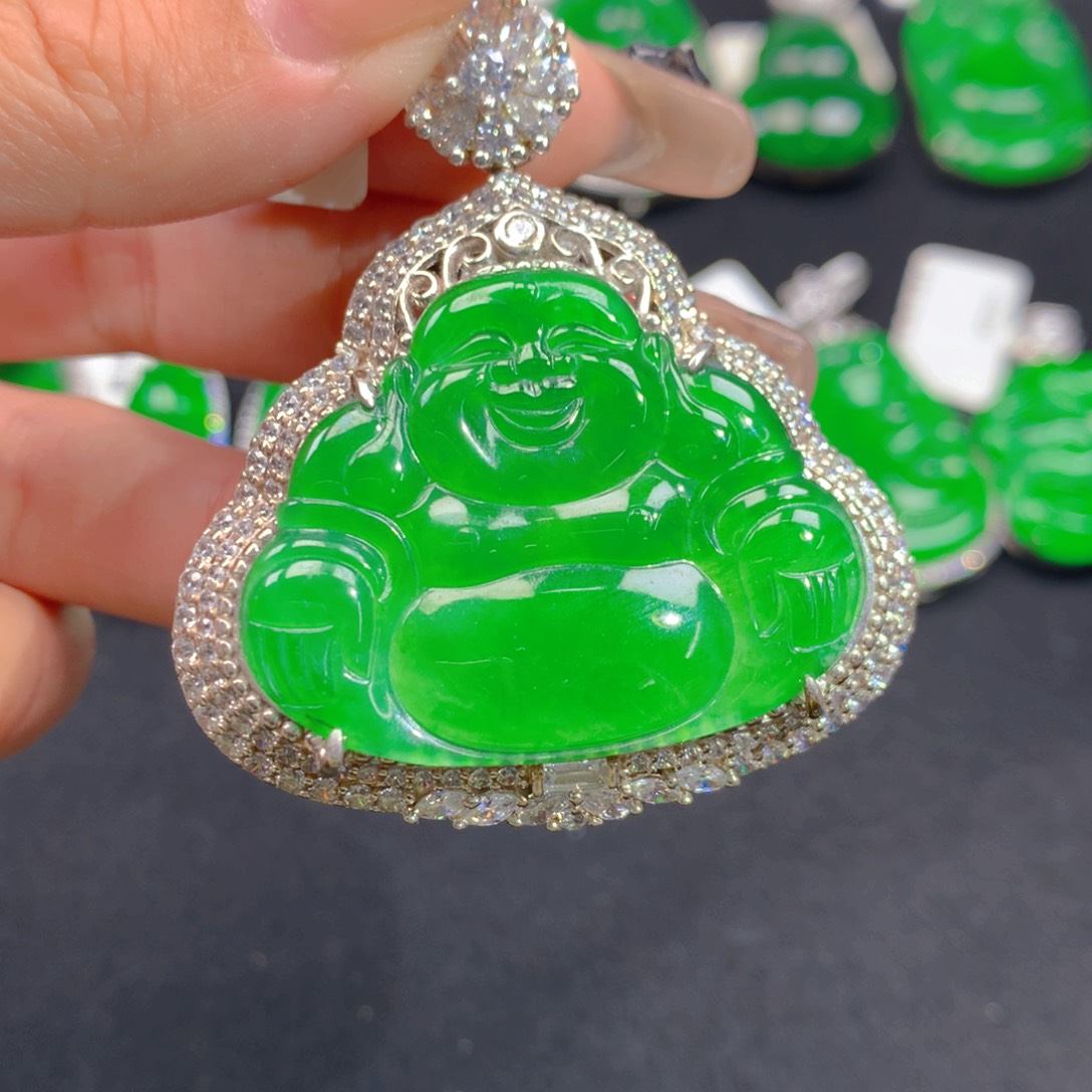 翡翠颈饰银S925镶嵌1111111111