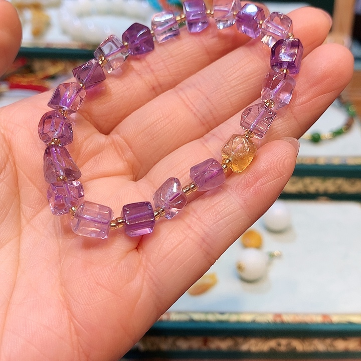 玉时尚女款手串紫色