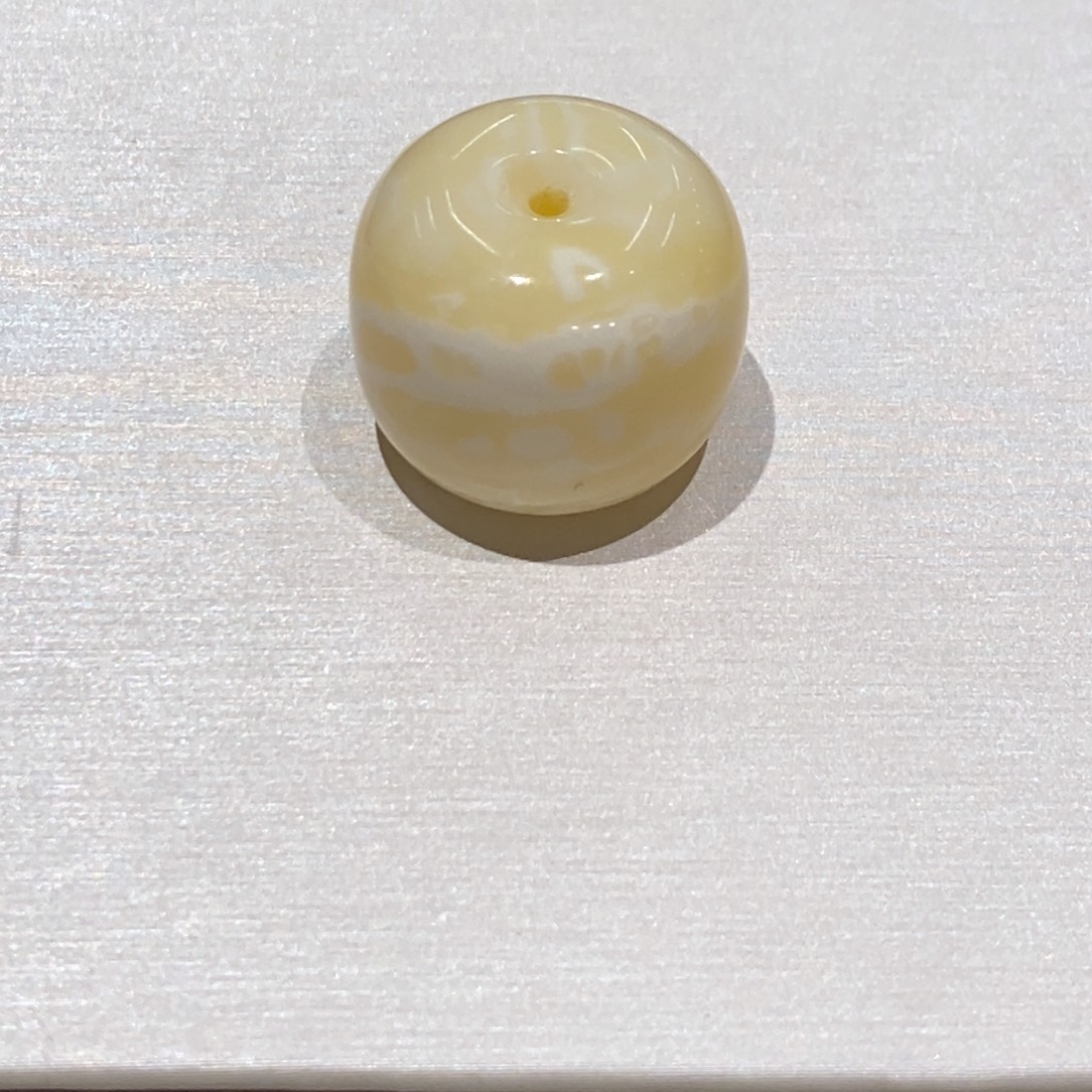 蜜蜡未镶嵌吊坠(不含链)蜜蜡白蜡平安扣墩子