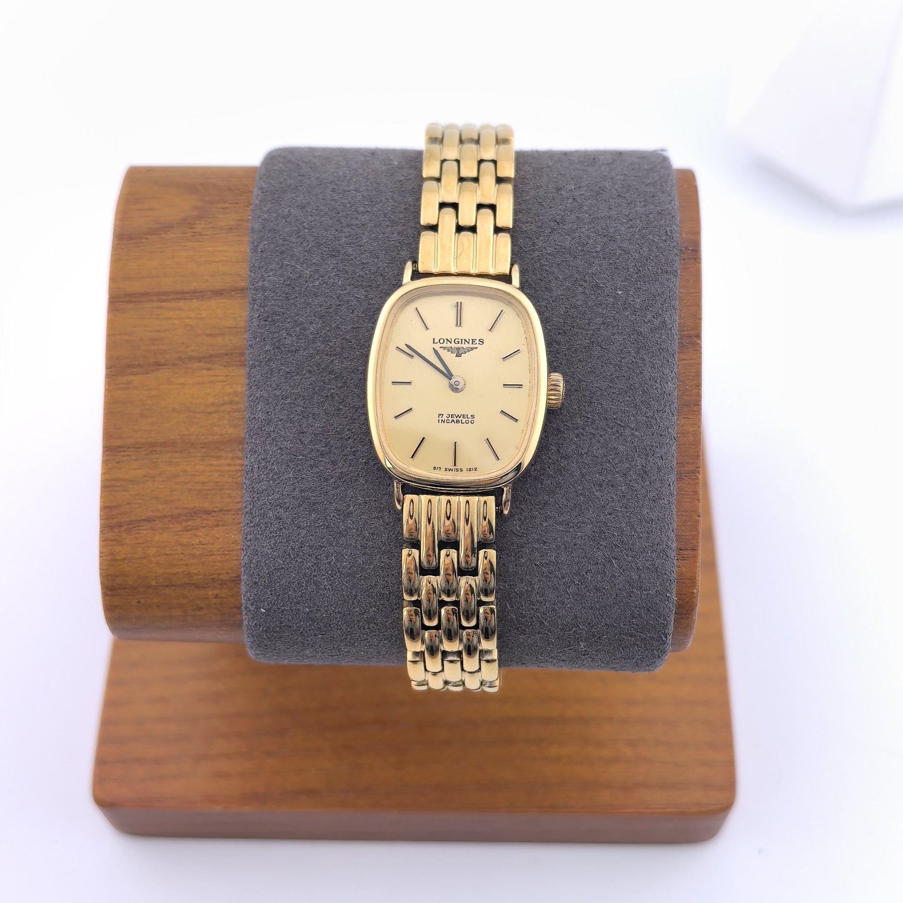95新 Longines/浪琴  中古浪琴女表/手动机械/19*22mm/02021