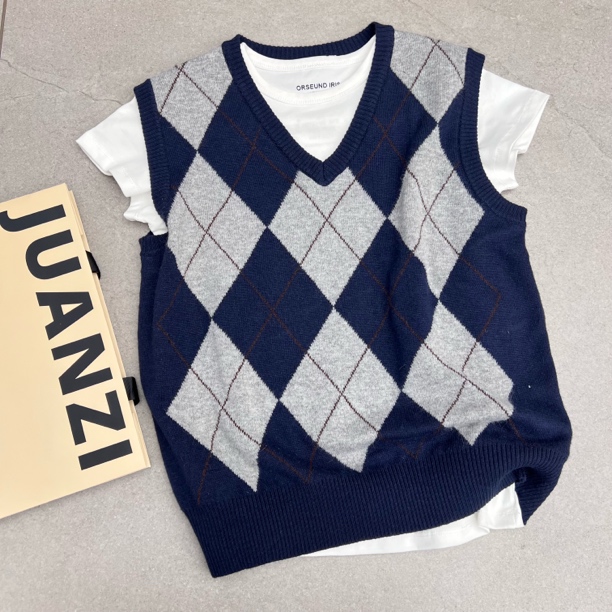 娟子家羊毛针织马甲