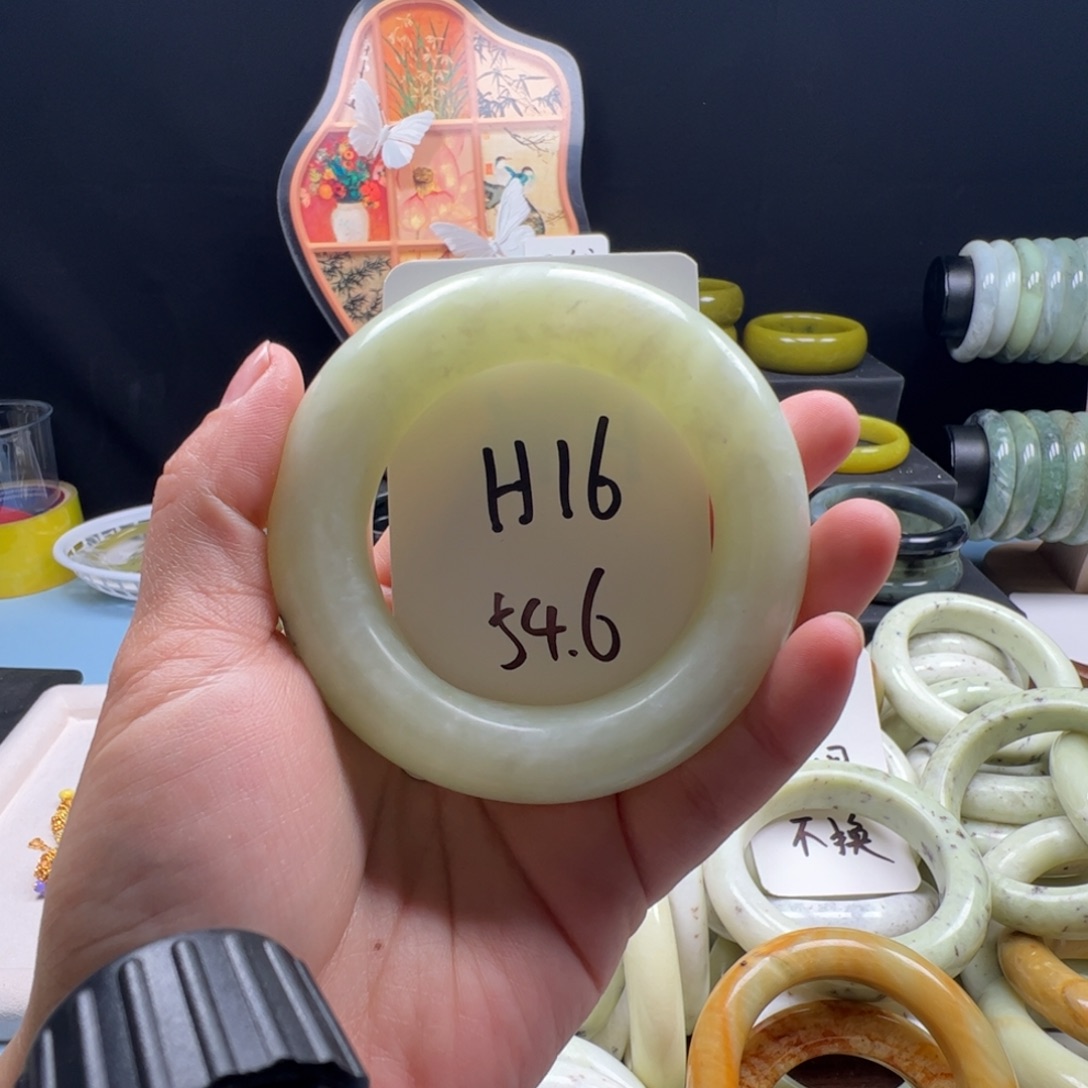 用***8蛇纹石玉合金手镯