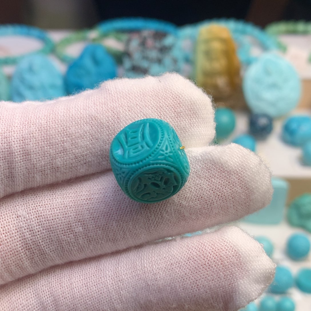 绿松石珠宝奇石未镶嵌