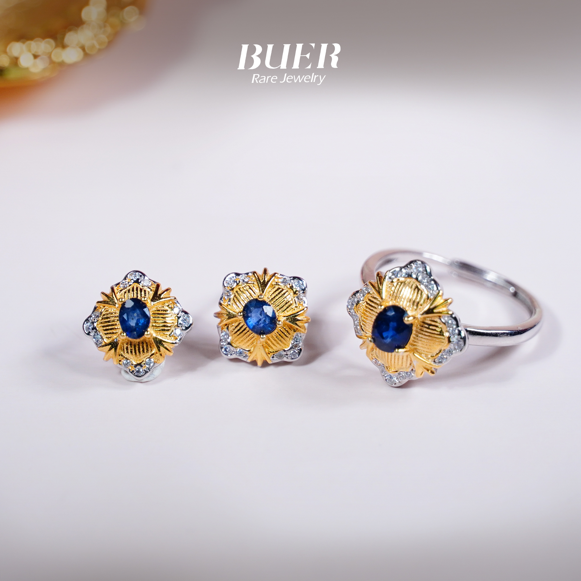 【不二】蓝宝石两件套