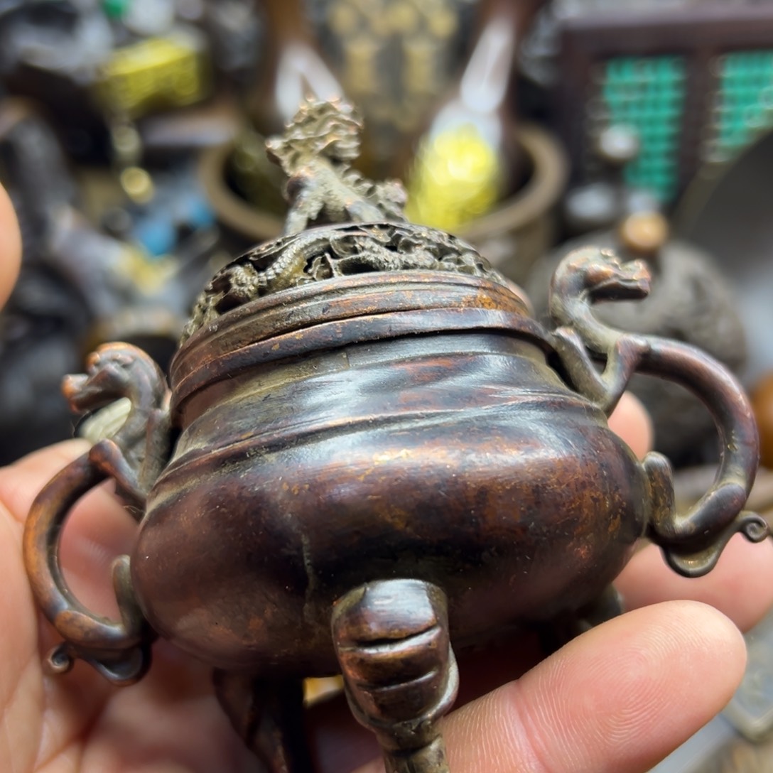 铜摆件欢迎欢迎你