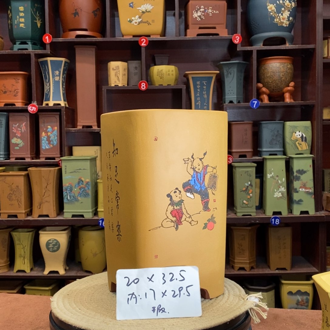 紫砂花盆紫砂花盆