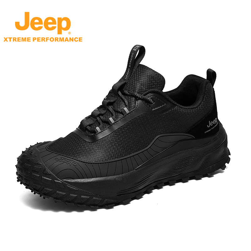 JEEP/吉普 男鞋新款户外防滑防水登山鞋减震支撑耐磨徒步休闲男鞋