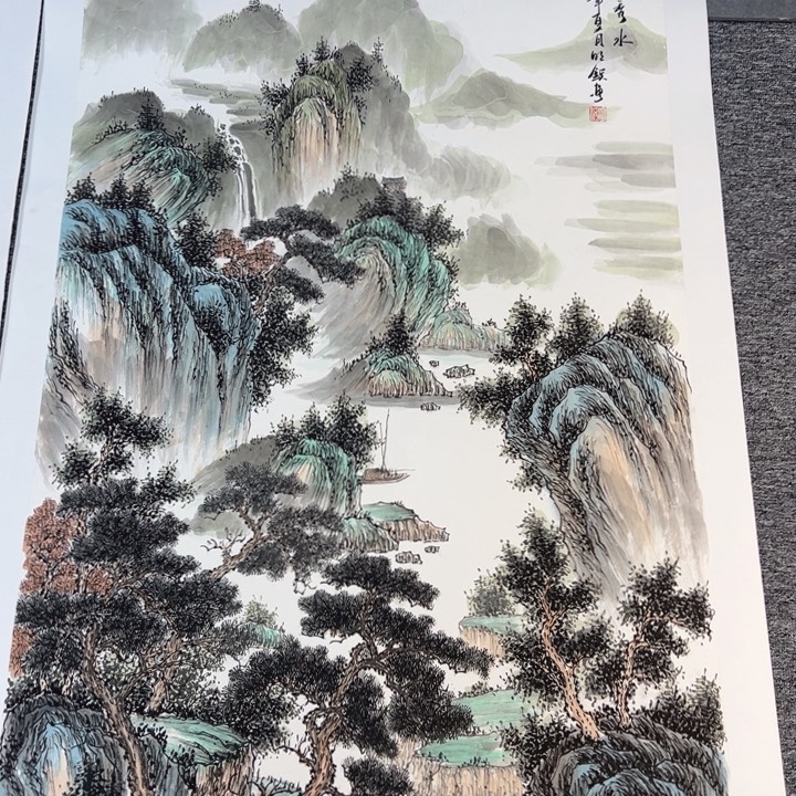 手绘作品全场放大漏出