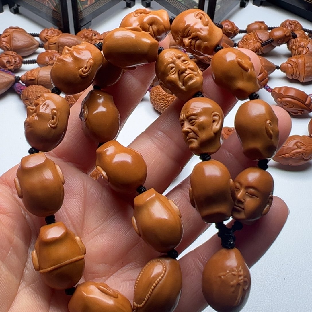 橄榄核手串/手链十八罗汉手持