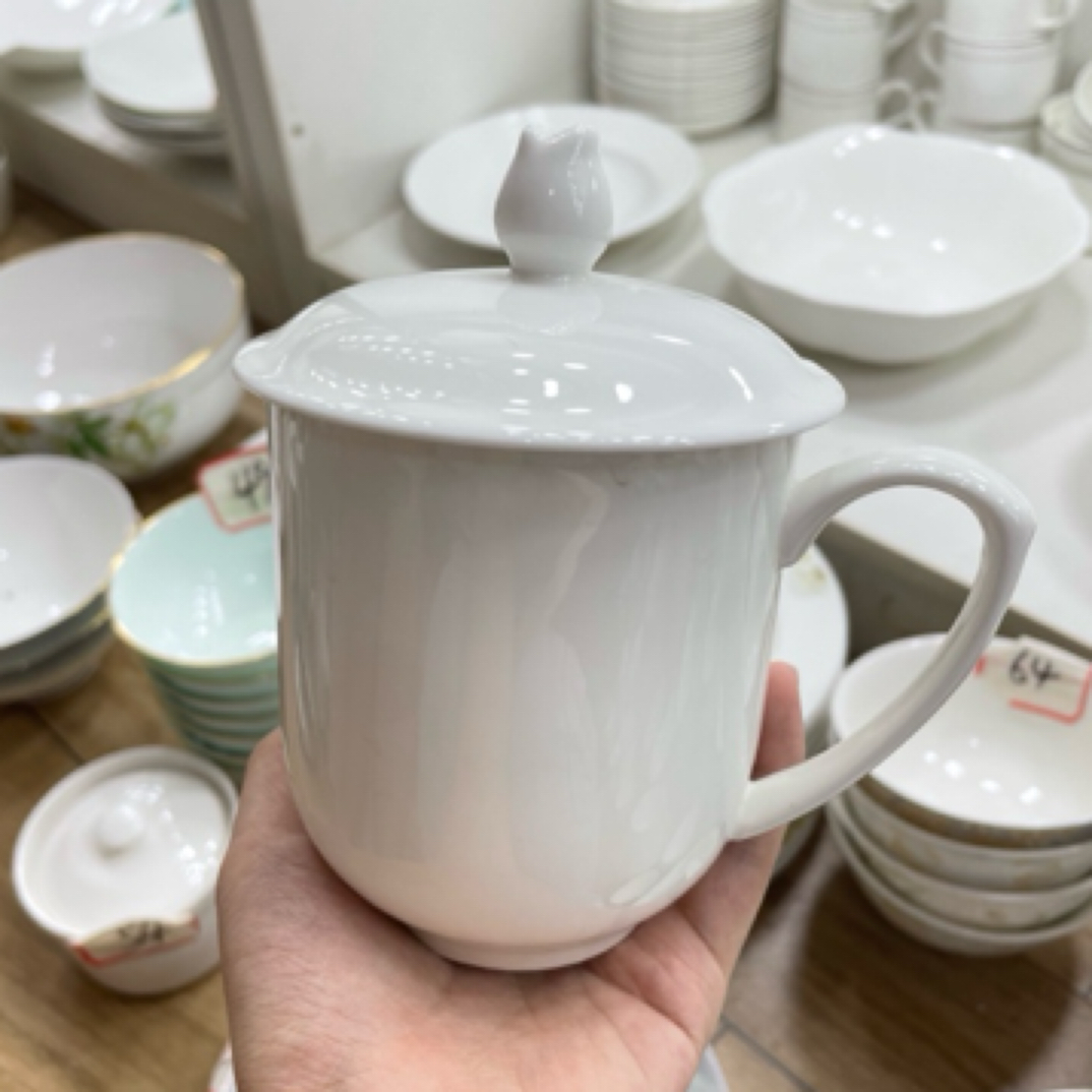 骨瓷杯子2个办公杯