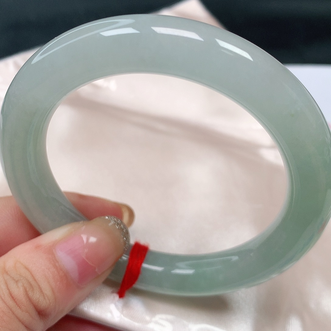 未镶嵌手镯翡翠缅甸纯天然A货翡翠完美零包容胖圆164号