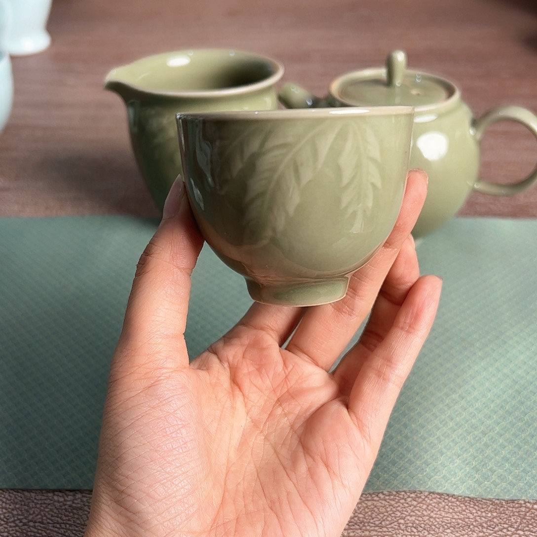 云间青瓷小米茶器龙泉