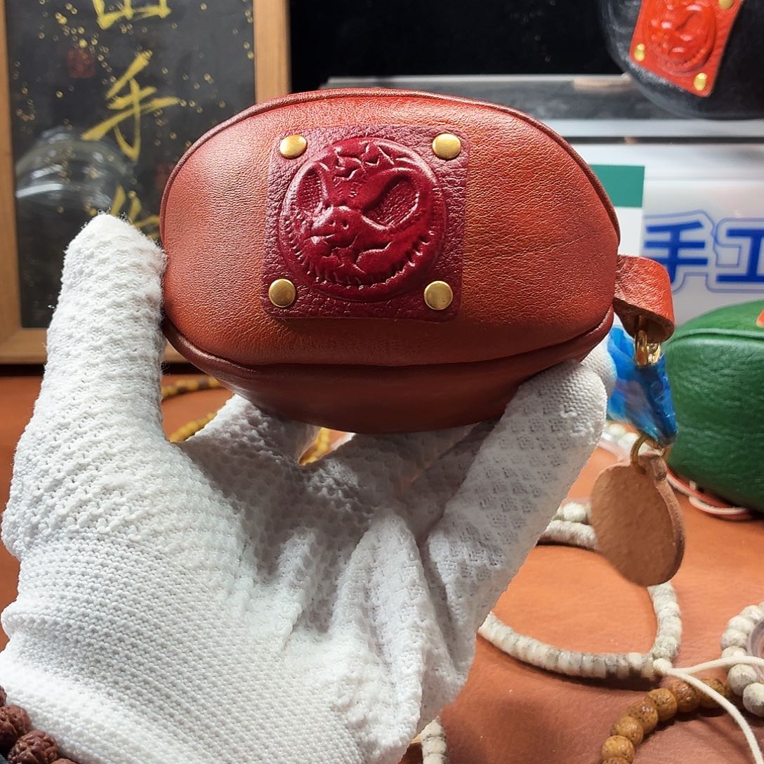 程***奕吊坠星月菩提Y小包棕色