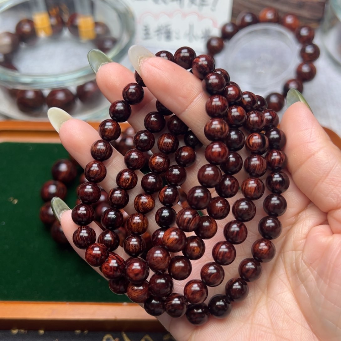 降真香其他海南红降0.8单圈芝麻纹浮力